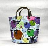 A Different Ewe Oval Bottom Knitting Craft Tote Bag