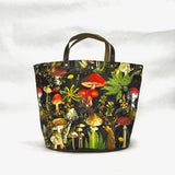 Toxic Mushrooms Oval Bottom Knitting Craft Tote Bag