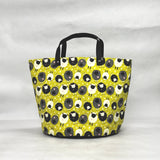 Itsy Bitsy Ditsy Sheep Oval Bottom Knitting Craft Tote Bag