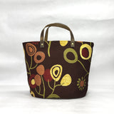 Mod Pods Oval Bottom Knitting Craft Tote Bag