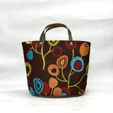 Mod Pods Oval Bottom Knitting Craft Tote Bag