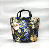 Grandmillennial Vintage Oval Bottom Knitting Craft Tote Bag