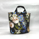 Grandmillennial Vintage Oval Bottom Knitting Craft Tote Bag