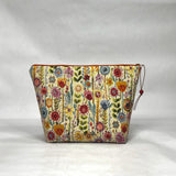 OOAK Rosalia Ivory Medium Zipper Pouch Gadget Case/ Cosmetics/ Project Bag