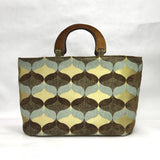 Ogee Brown Sky Wide Oval Bottom Knitting Craft Tote Bag