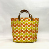 Pomegranate Oval Bottom Knitting Craft Tote Bag