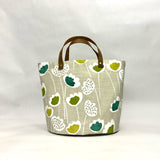 Clara Scandi Cactus Oval Bottom Knitting Craft Tote Bag
