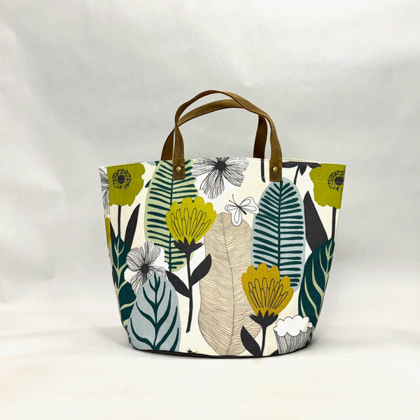 Blooma Oval Bottom Knitting Craft Tote Bag