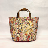 Chelsea Tapestry Natural Oval Bottom Knitting Craft Tote Bag