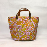 Tree of Life Lilac Oval Bottom Knitting Craft Tote Bag