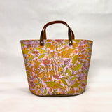 Tree of Life Lilac Oval Bottom Knitting Craft Tote Bag