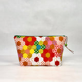Grandma's Flower Garden Small Zipper Pouch Gadget Case Cosmetics Project Bag