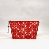 Timeless Dream Red Small Zipper Pouch Gadget Case Cosmetics Project Bag