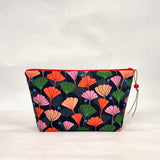 Gingko Falls Small Zipper Pouch Gadget Case Cosmetics Project Bag