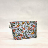 Grace Blue Small Zipper Pouch Gadget Case Cosmetics Project Bag