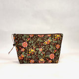 Grace Brown Small Zipper Pouch Gadget Case Cosmetics Project Bag