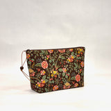 Grace Brown Small Zipper Pouch Gadget Case Cosmetics Project Bag