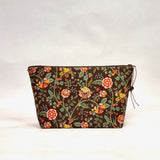 Grace Brown Small Zipper Pouch Gadget Case Cosmetics Project Bag