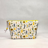 Gardening Cats Small Zipper Pouch Gadget Case Cosmetics Project Bag
