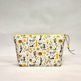 Gardening Cats Small Zipper Pouch Gadget Case Cosmetics Project Bag