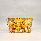 Flowering Trees Bloom Small Zipper Pouch Gadget Case Cosmetics Project Bag