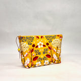Flowering Trees Bloom Small Zipper Pouch Gadget Case Cosmetics Project Bag