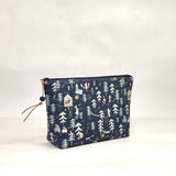 Forest Animals Small Zipper Pouch Gadget Case Cosmetics Project Bag