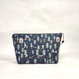 Forest Animals Small Zipper Pouch Gadget Case Cosmetics Project Bag