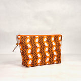 Meander Small Zipper Pouch Gadget Case Cosmetics Project Bag