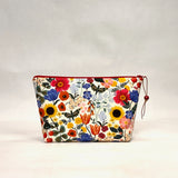 Blossom Cream Small Zipper Pouch Gadget Case Cosmetics Project Bag