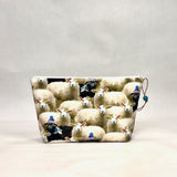 Black Sheep Small Zipper Pouch Gadget Case Cosmetics Project Bag