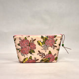 Bouquet Pink Small Zipper Pouch Gadget Case Cosmetics Project Bag