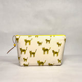 Tiger Stripes Citron Small Zipper Pouch Gadget Case Cosmetics Project Bag