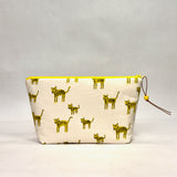 Tiger Stripes Citron Small Zipper Pouch Gadget Case Cosmetics Project Bag