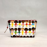 See Us Hear Us Small Zipper Pouch Gadget Case Cosmetics Project Bag
