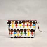 See Us Hear Us Small Zipper Pouch Gadget Case Cosmetics Project Bag