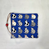 Simply Cats Royal Padded Zipper Pouch / Coin Purse / Gadget / Cosmetic Bag