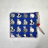 Simply Cats Royal Padded Zipper Pouch / Coin Purse / Gadget / Cosmetic Bag