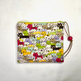 Full of Cats Padded Zipper Pouch / Coin Purse / Gadget / Cosmetic Bag