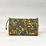 Nesting Garden Vinyl Front Medium Zipper Knitting Project Craft Bag