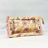 Colette Pink Vinyl Front Medium Zipper Knitting Project Craft Bag