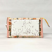 Colette Pink Vinyl Front Medium Zipper Knitting Project Craft Bag