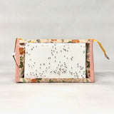 Colette Pink Vinyl Front Medium Zipper Knitting Project Craft Bag