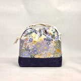 Mimi Blue Large Drawstring Knitting Project Craft Bag
