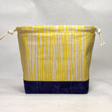 Diving Board Seagrass Large Drawstring Knitting Project Craft Bag