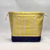 Diving Board Seagrass Large Drawstring Knitting Project Craft Bag