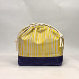 Diving Board Seagrass Large Drawstring Knitting Project Craft Bag