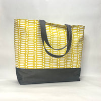 Deja Yellow XL Extra Large BIG Tote Bag / Beach Bag