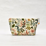 Herb Garden Natural Small Zipper Pouch Gadget Case Cosmetics Project Bag
