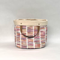 Bergen Yellow Oval Bottom Knitting Craft Tote Bag